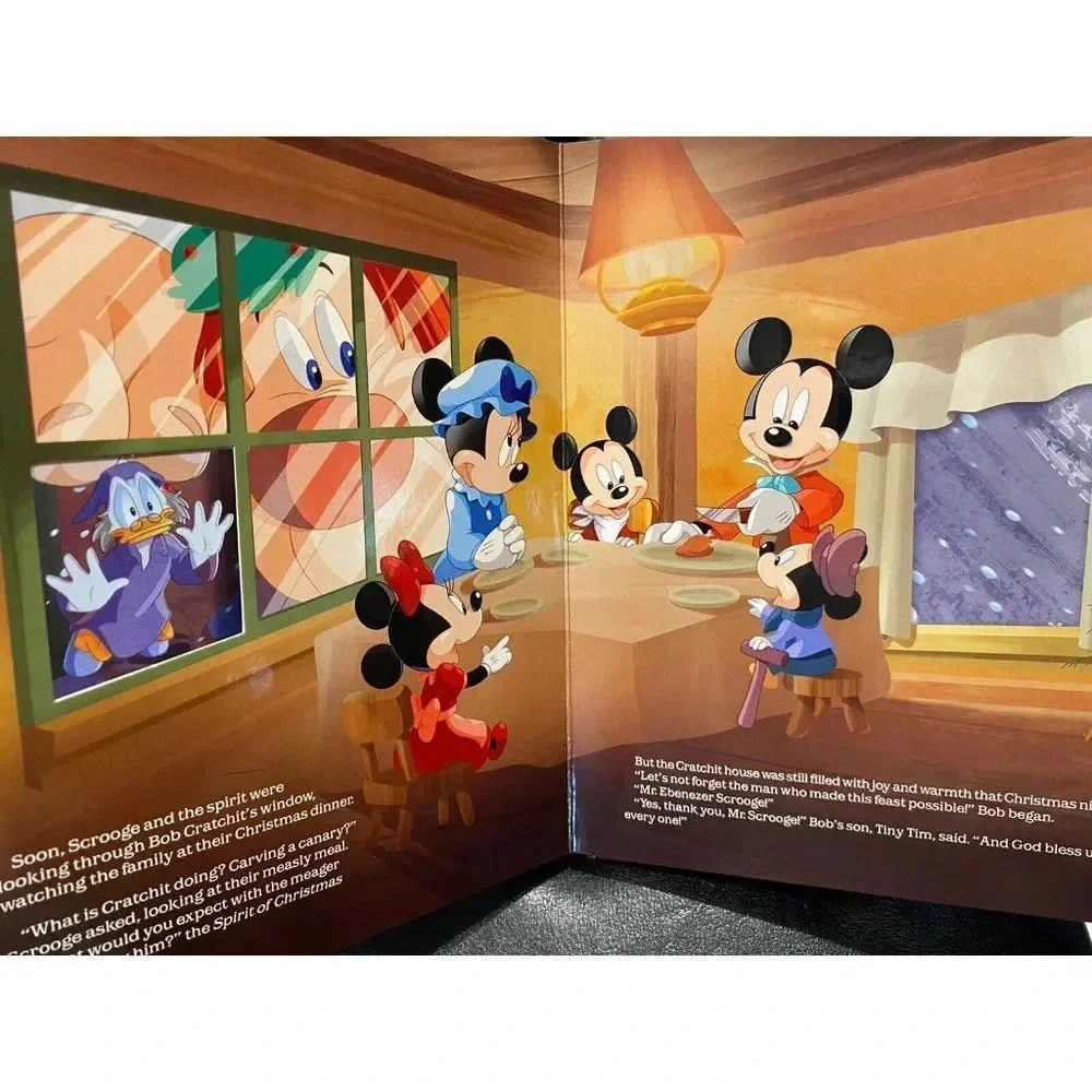Disney Mickey's Christmas Carol by Megan Roth (2018, Hardcover)